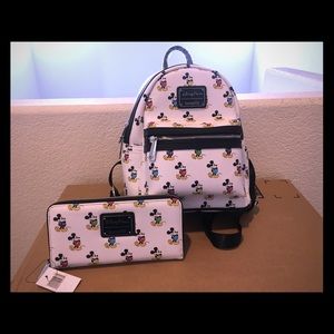 Loungefly Disney Mickey Mini Backpack & Wallet